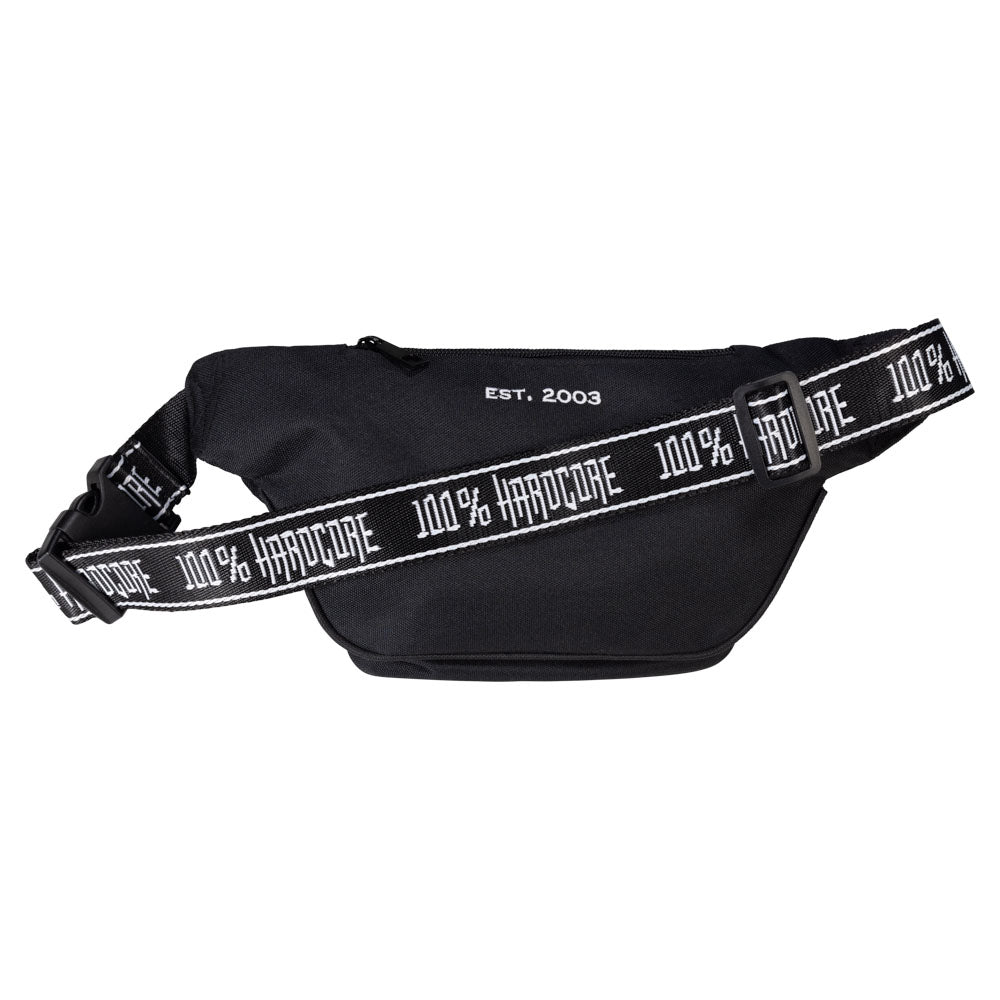 100% Hardcore Hipbag Essential Black - GABBERPLANET