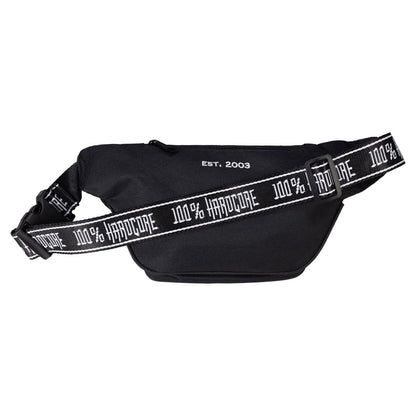 100% Hardcore Hipbag Essential Black - GABBERPLANET