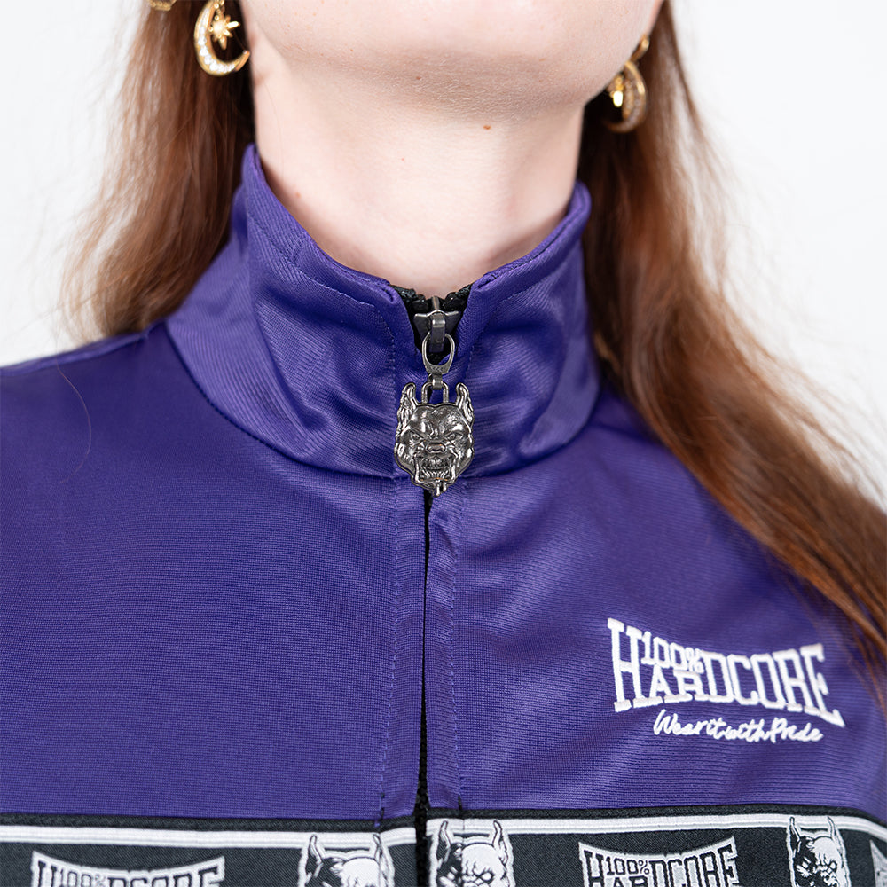 100% HARDCORE TRAINING JACKET ESSENTIAL PURPLE