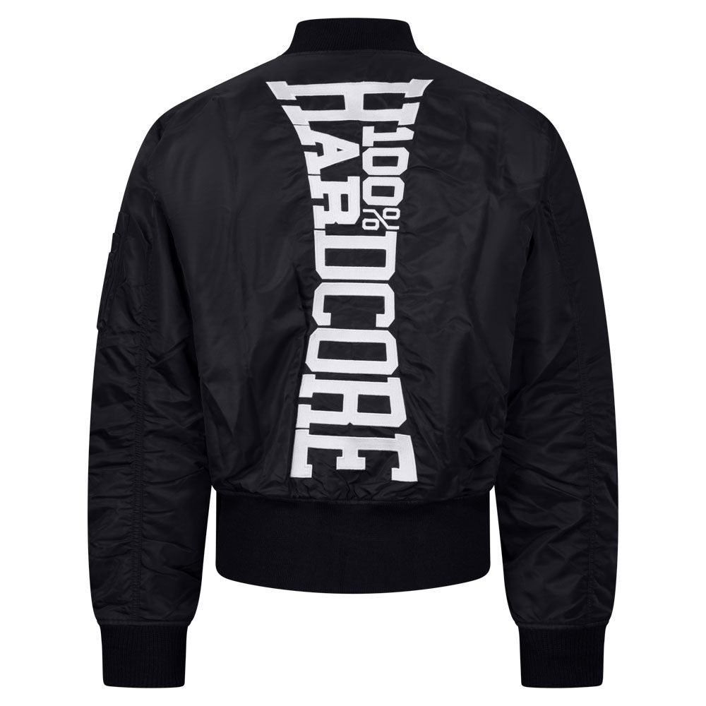 100% HARDCORE BOMBERJACKET
VERTICAL BLACK