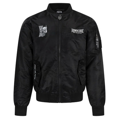 100% Hardcore Bomberjacket Branded Rage Black