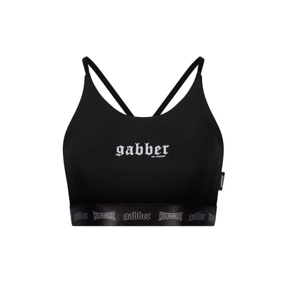100% Hardcore Women Sport Top Taping Black