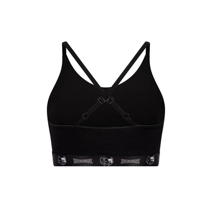 100% Hardcore Women Sport Top Taping Black