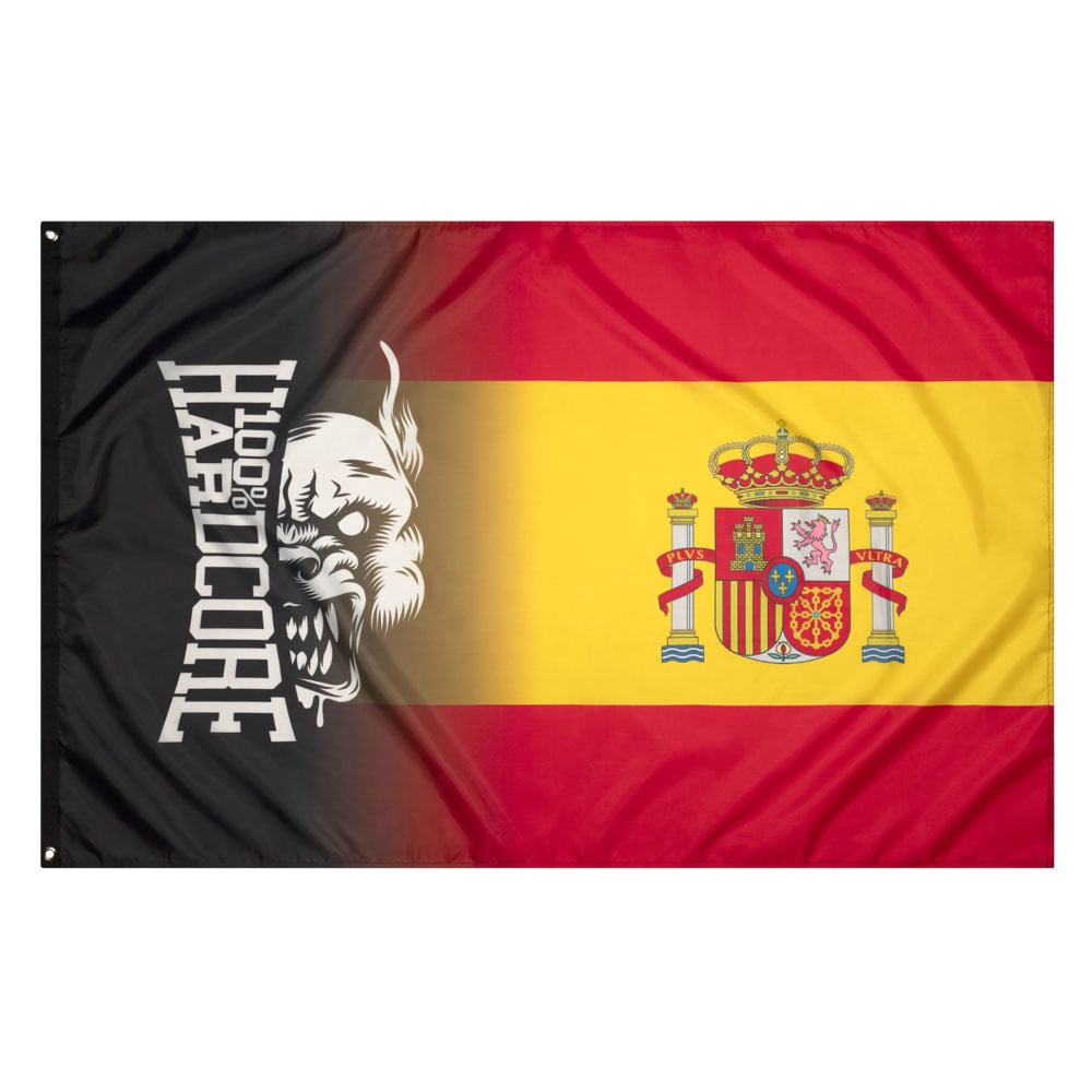 100% HARDCORE FLAG SPAIN RAGE – GABBERPLANET