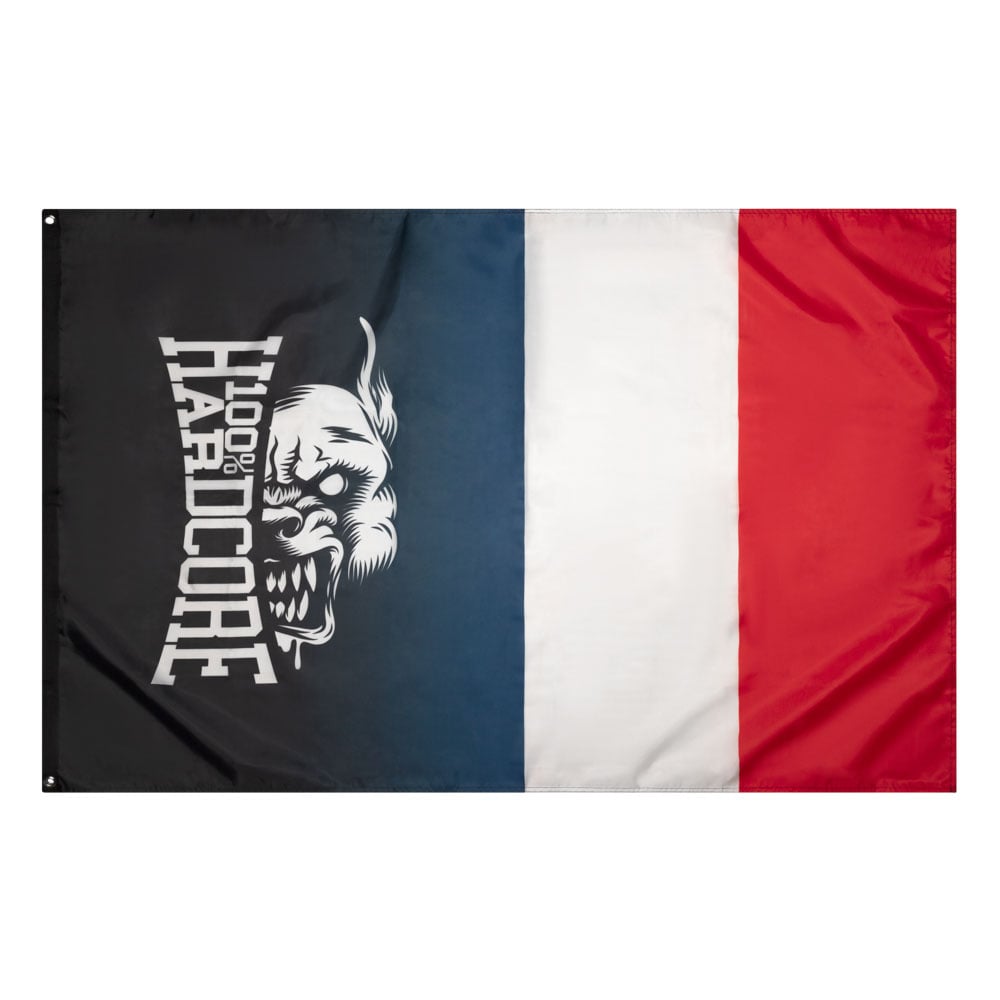 100% HARDCORE FLAG FRANCE RAGE