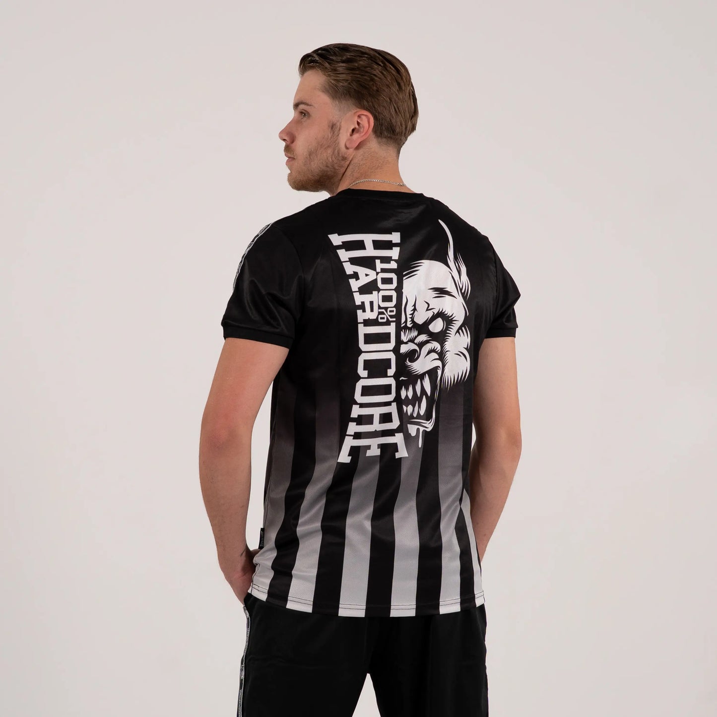 100% Hardcore Soccershirt Striped Branded Rage