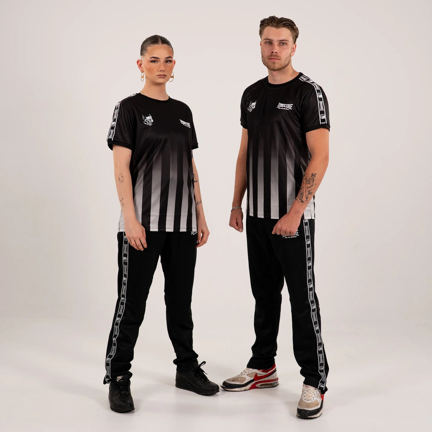 100% Hardcore Soccershirt Striped Branded Rage