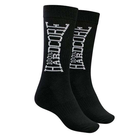 100% Hardcore Sport Socks Black - GABBERPLANET