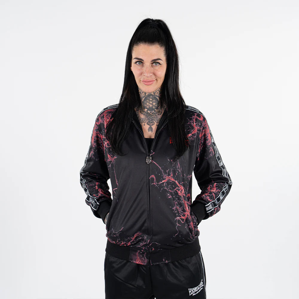 100% Hardcore Training Jacket Flaming Dog Red
