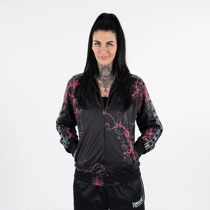 100% Hardcore Training Jacket Flaming Dog Red