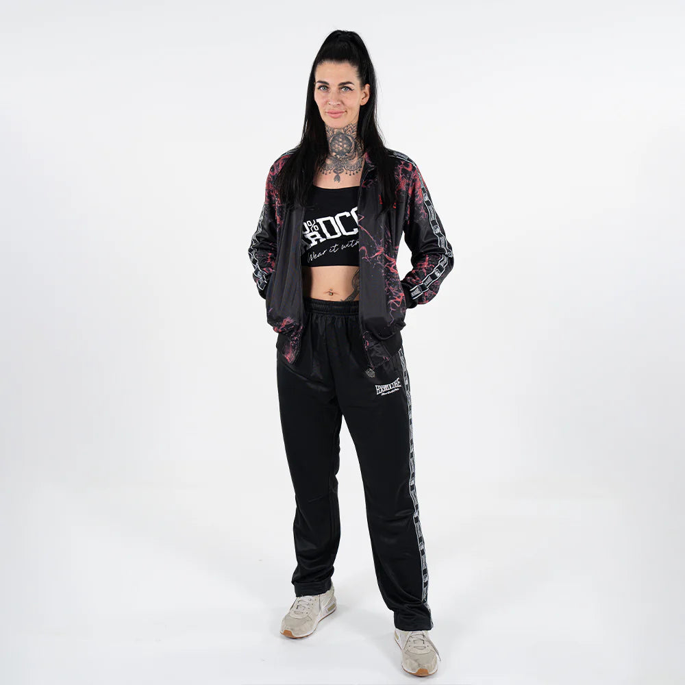 100% Hardcore Training Jacket Flaming Dog Red
