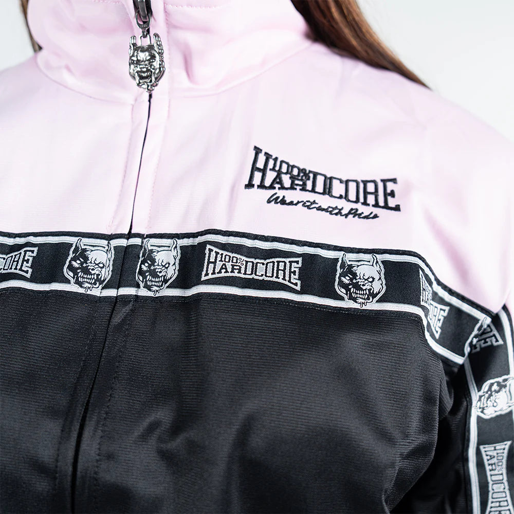 100% Hardcore Training jacket Essential Baby Pink
