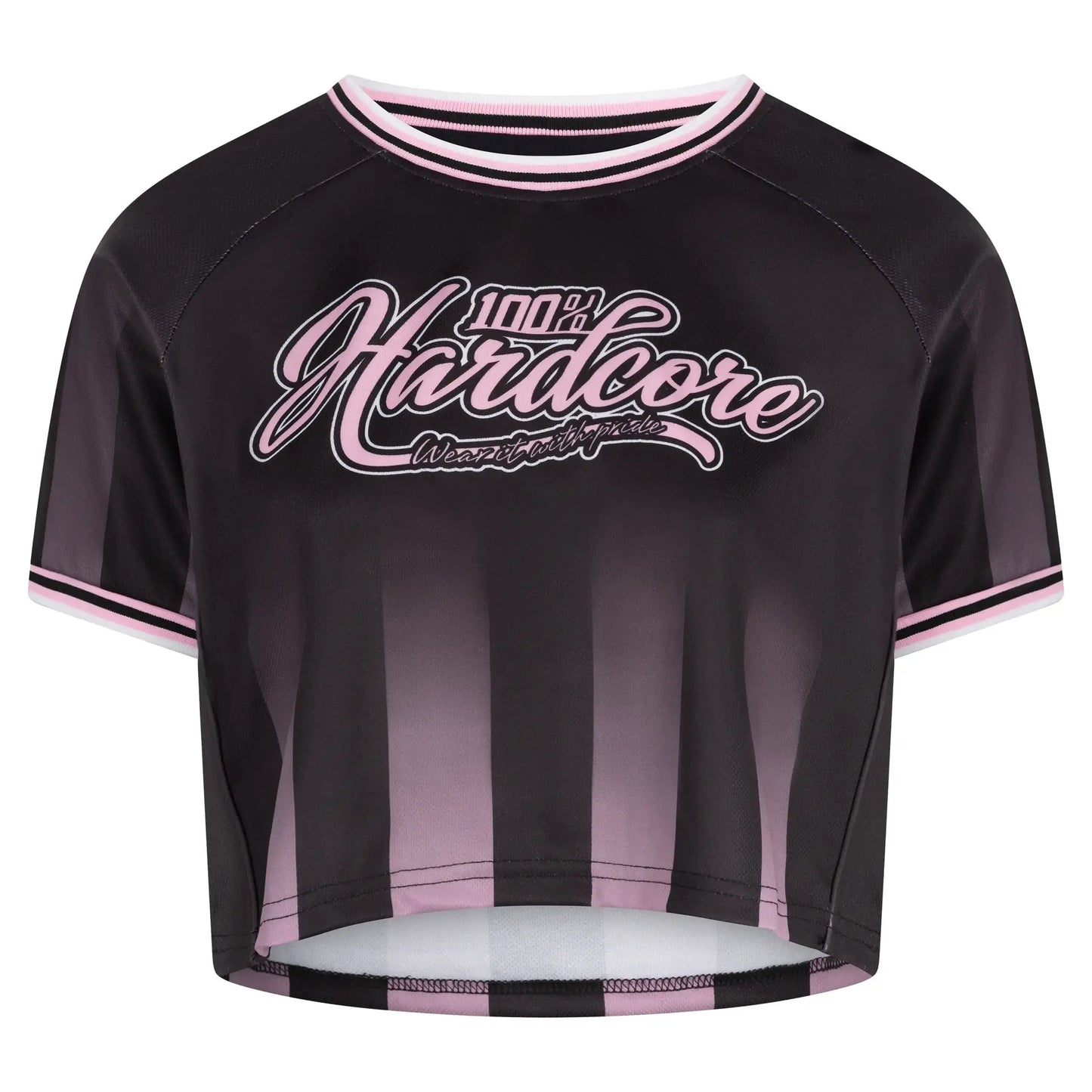 100% Hardcore Cropped Soccershirt Script