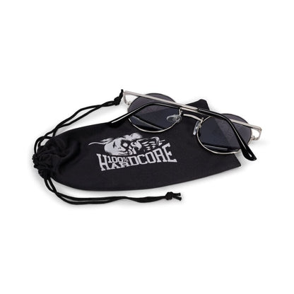 100% HARDCORE SUNGLASSES SILVER REVO