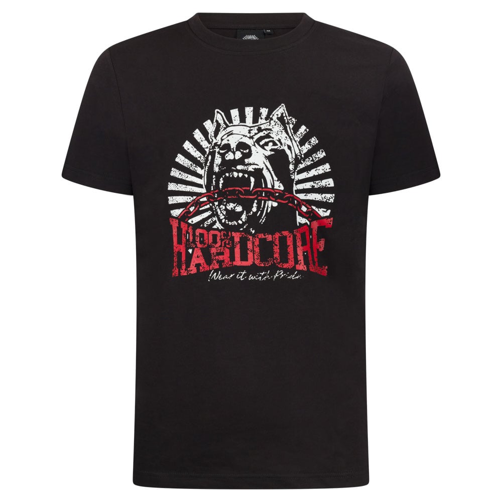 100% HARDCORE T-SHIRT Destroyed Dog-1 *