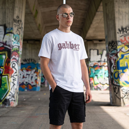 100% Hardcore Gabber T-Shirt Essential White