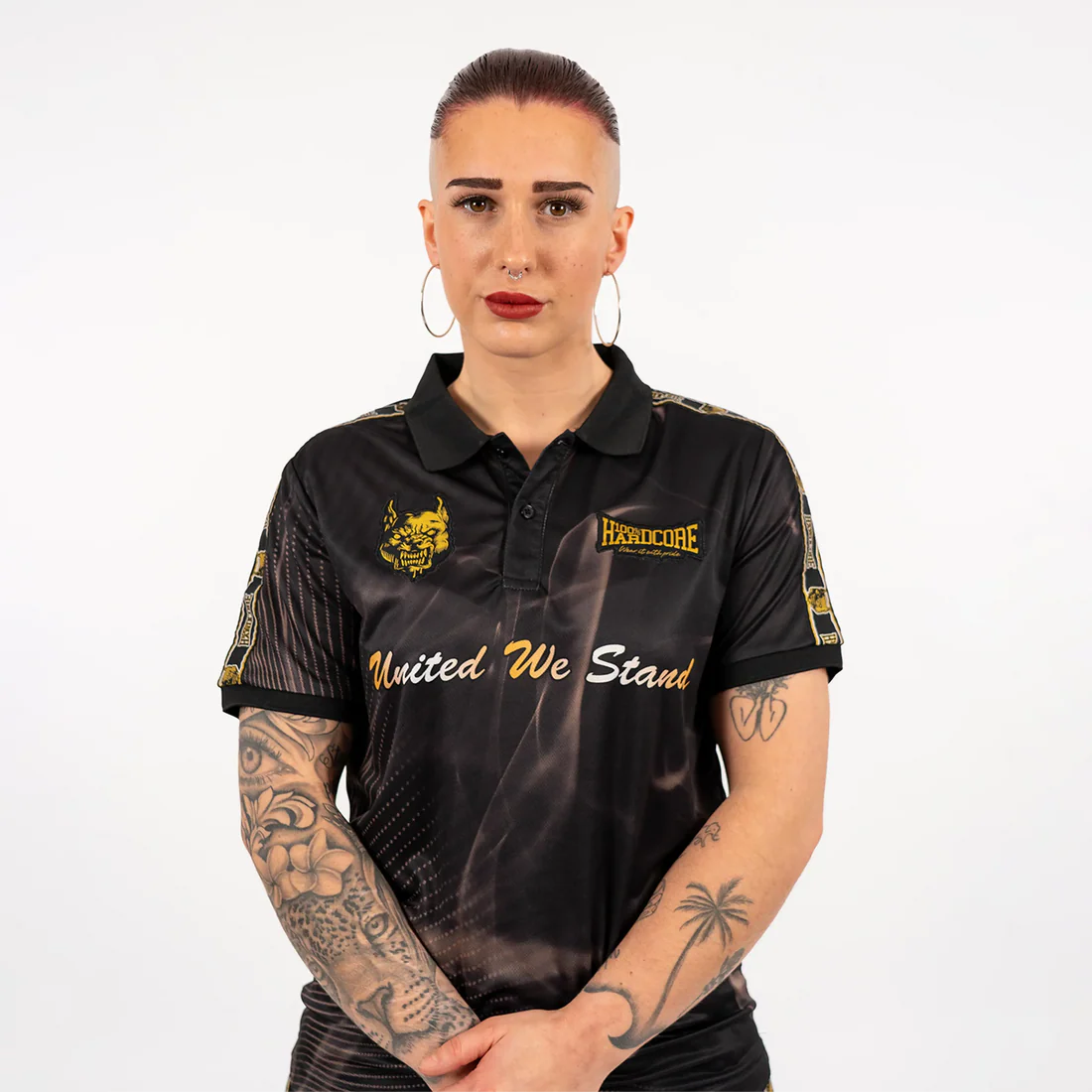 100% Hardcore Soccershirt Gold