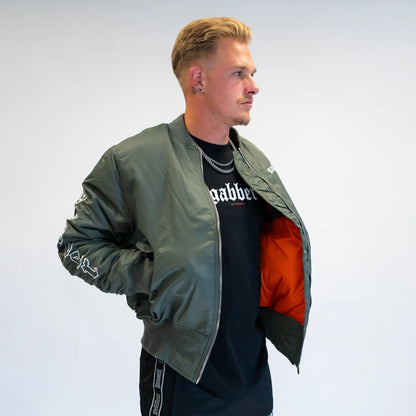 100% Hardcore Bomberjacket Gabber Green
