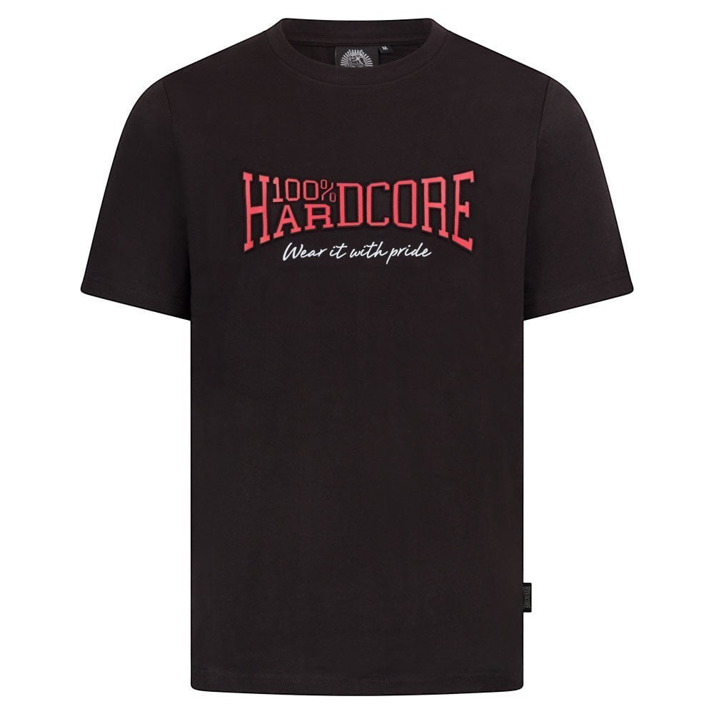 100% Hardcore T-Shirt Essential Embossed Red