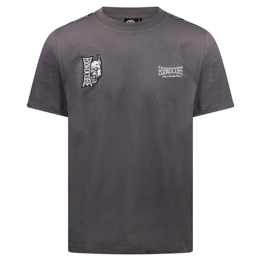 100% HARDCORE T-SHIRT ESSENTIAL GREY
