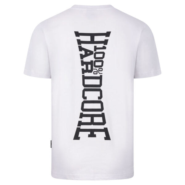 100% Hardcore T-shirt Gabber Vertical White