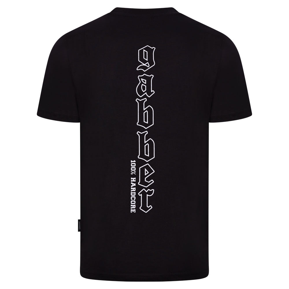 100% Hardcore T-shirt Gabber Vertical Black *