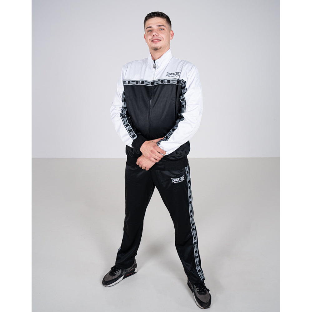 100% HARDCORE TRAININGSUIT ESSENTIAL WHITE / BLACK