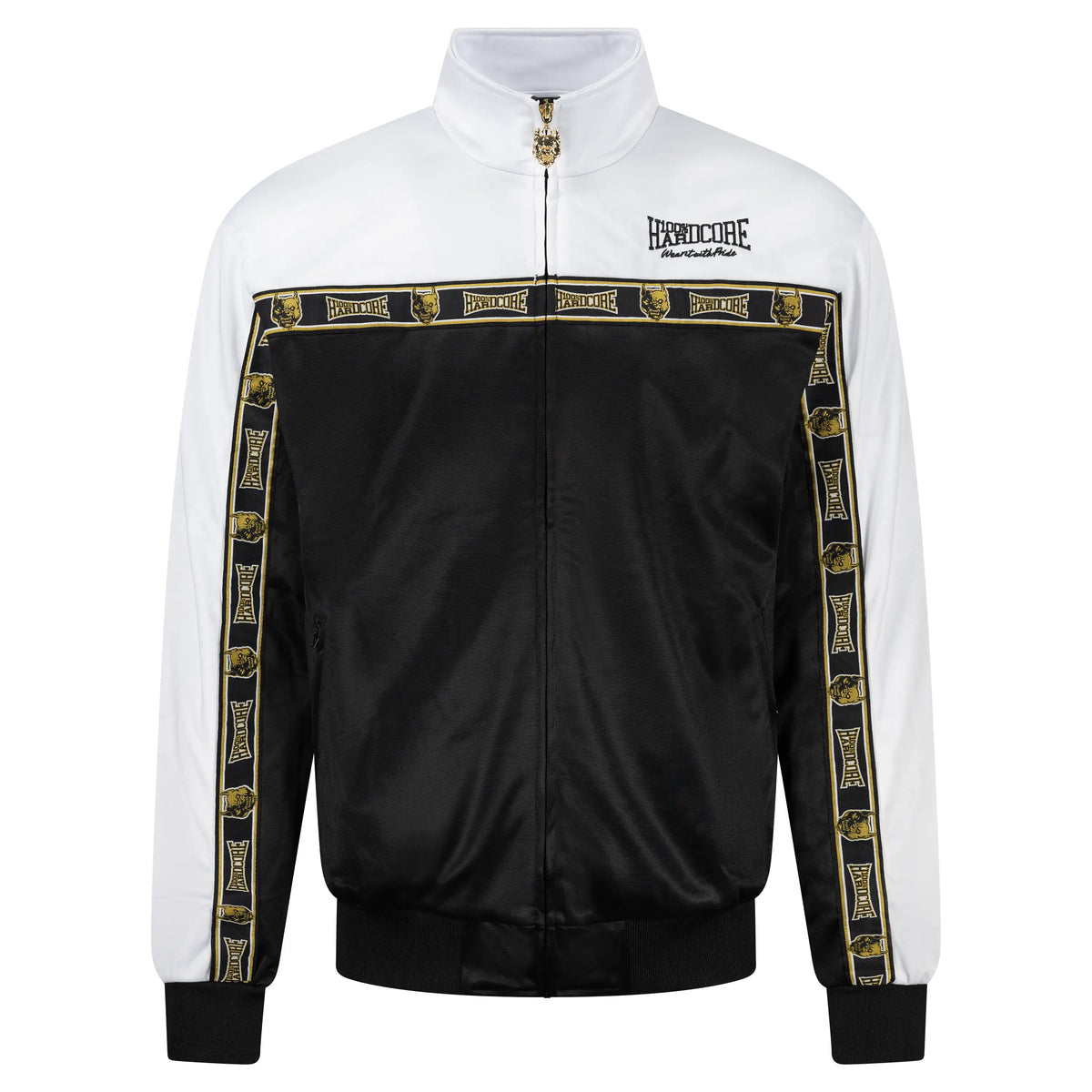 100% Hardcore Training Jacket Essential Gold/White