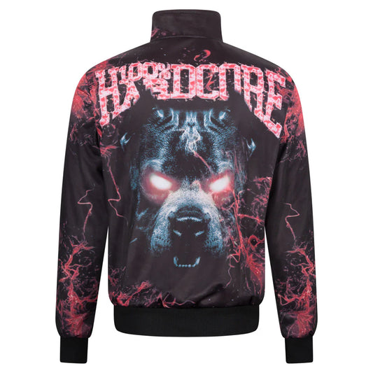 100% Hardcore Training Jacket Flaming Dog Red