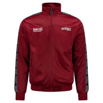 100% Hardcore Gabber Training Jacket Bordeaux