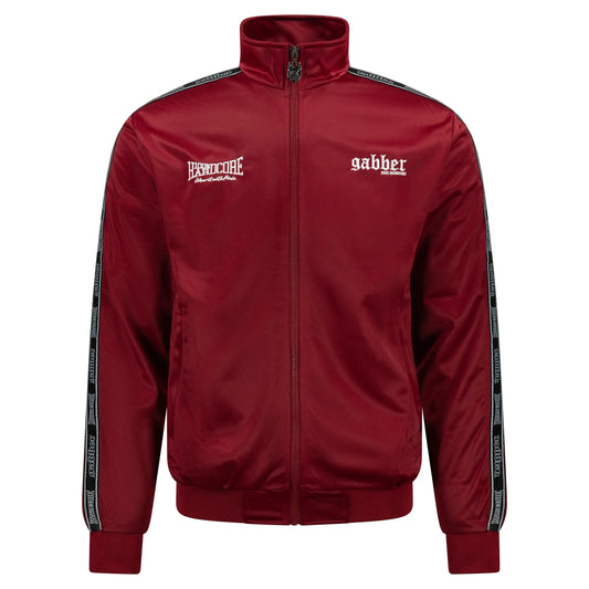 100% Hardcore Gabber Training Jacket Bordeaux