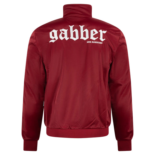 100% Hardcore Gabber Training Jacket Bordeaux