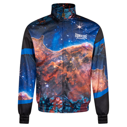 100% HARDCORE TRAINING JACKET INTO SPACE BLUE - GABBERPLANET
