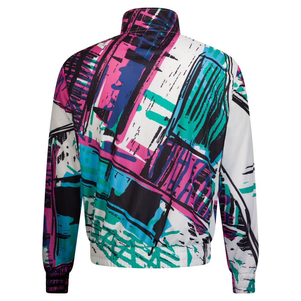 100% Hardcore Training Jacket Painted White - GABBERPLANET