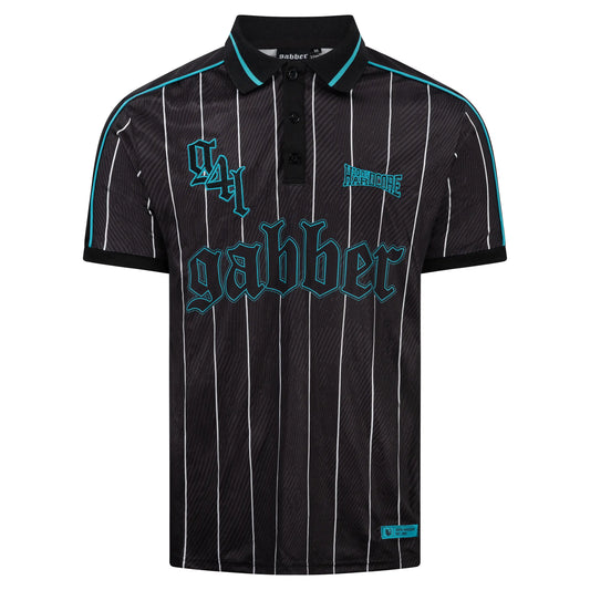 Gabber Soccershirt Striped Turquoise