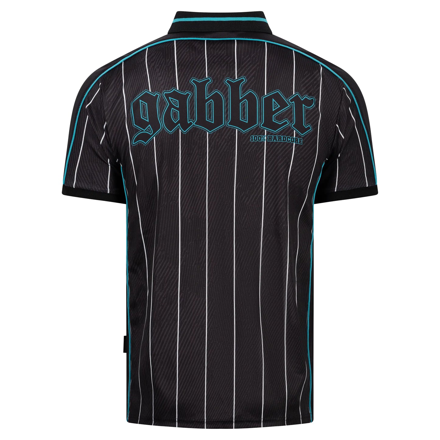 Gabber Soccershirt Striped Turquoise