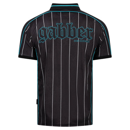 Gabber Soccershirt Striped Turquoise