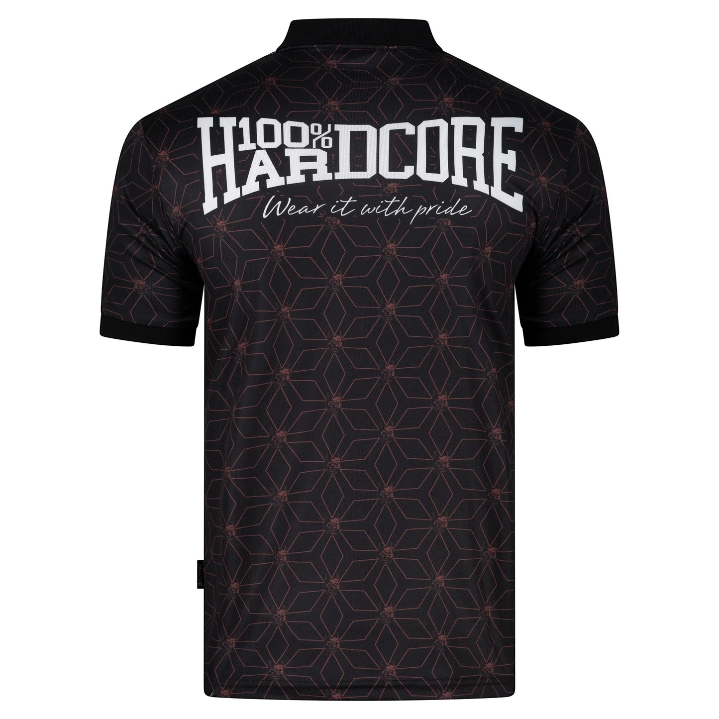 100% Hardcore Soccershirt Essential Taped Red - Vista 7