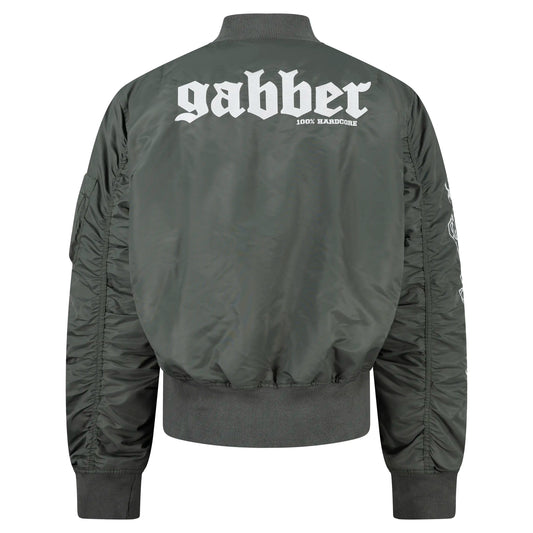 100% Hardcore Bomberjacket Gabber Green