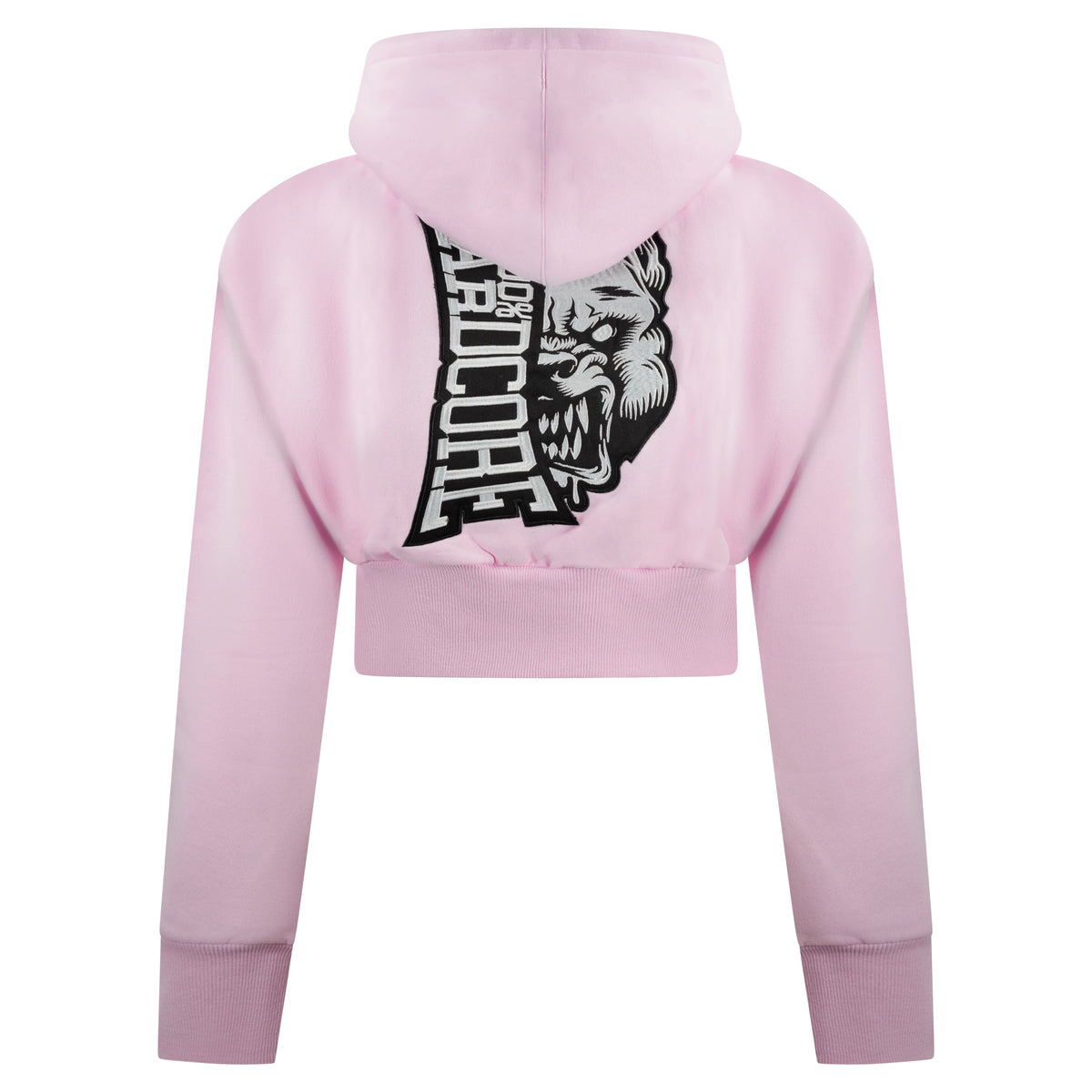 100% Hardcore Cropped Woman Joggingsuit Pink