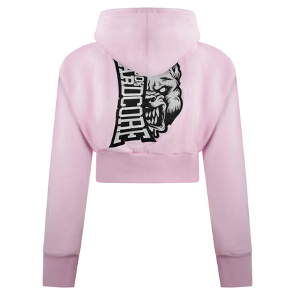 100% Hardcore Cropped Woman Joggingsuit Pink