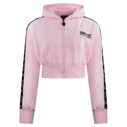 100% Hardcore Cropped Woman Joggingsuit Pink