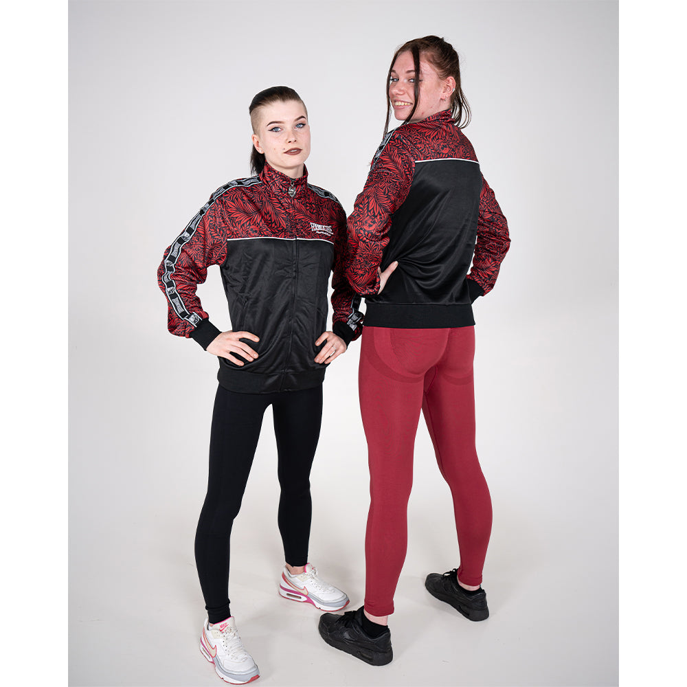 100% HARDCORE WOMEN TRAINING JACKET LEAVES - GABBERPLANET