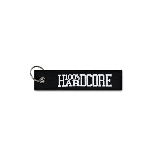 100% Hardcore Keytag Logo Oldschool