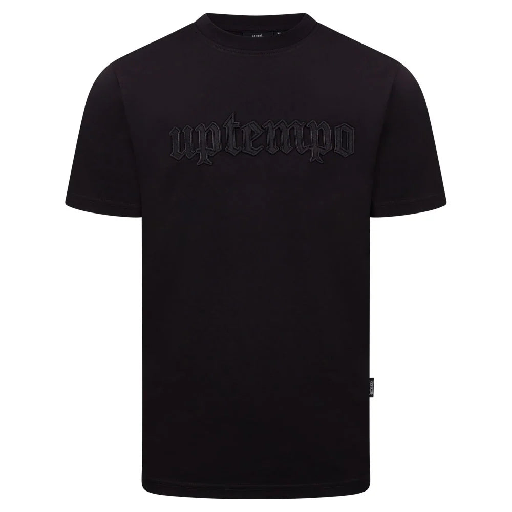 Uptempo T-shirt Old English Solid Black
