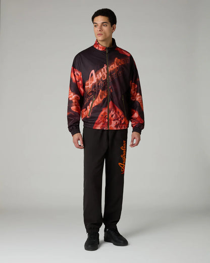 AUSTRALIAN GABBER JACKETS SPECIAL EDITION Rust Printed Track Jacket