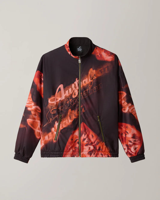 AUSTRALIAN GABBER JACKETS SPECIAL EDITION Rust Printed Track Jacket
