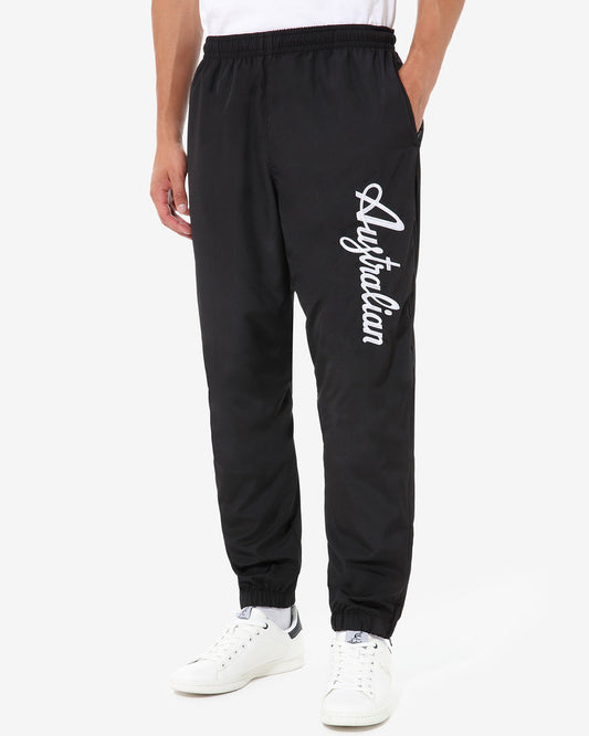 Australian Smash Pants Big Logo Black / White - GABBERPLANET