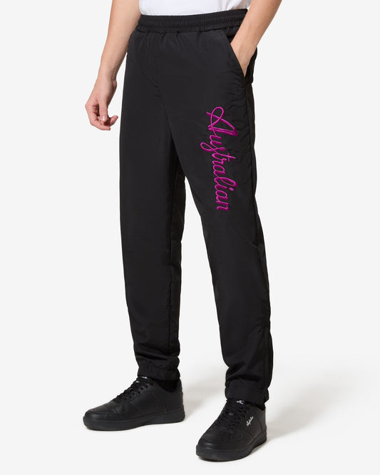 Australian Smash Pants Big Logo Black / Purple - GABBERPLANET