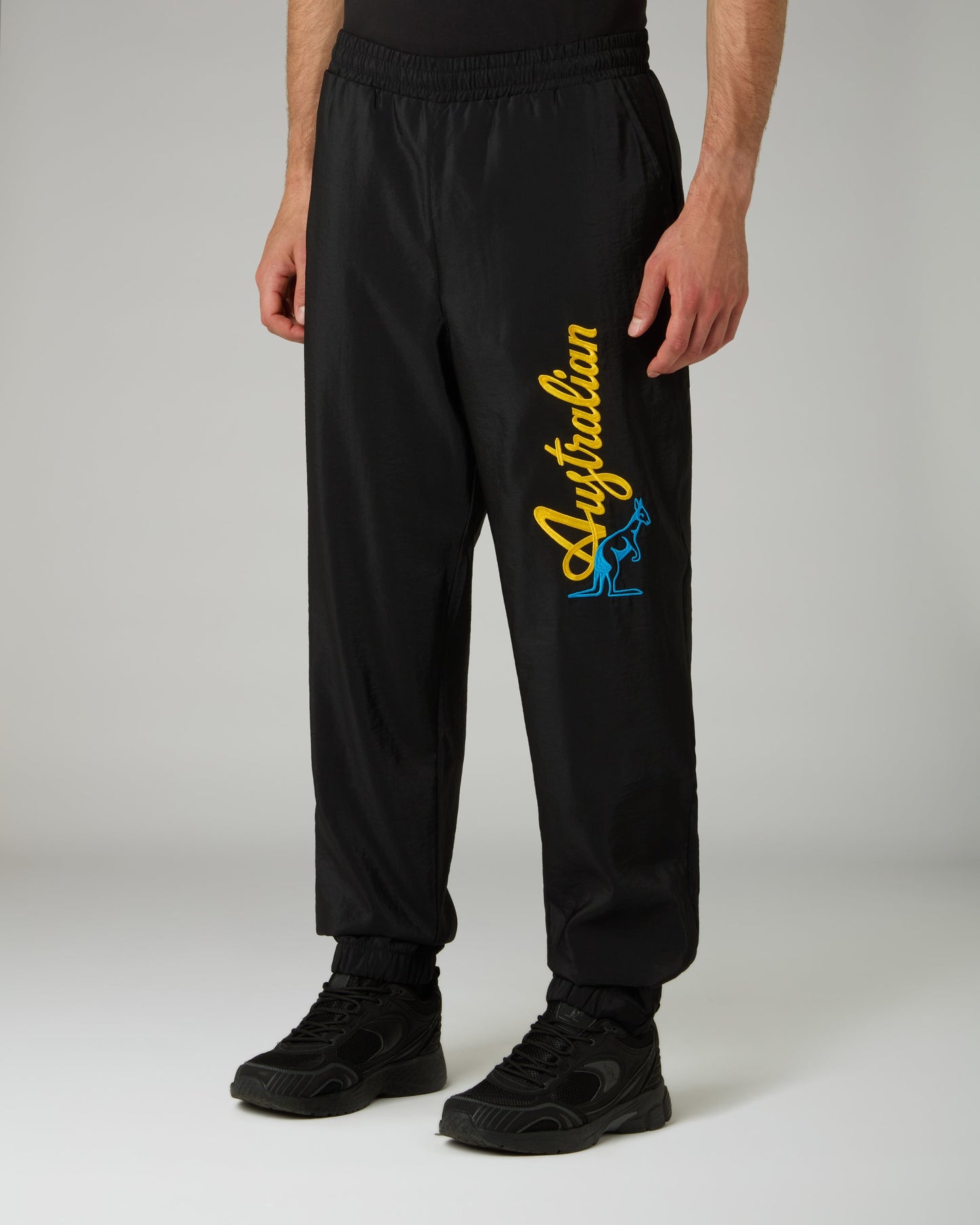 AUSTRALIAN GABBER ARCHIVE PANTALONE ANTIBES BUMPER LOGO ARUPA0015 003A STOCK